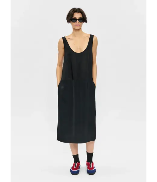 6397 Weighted Scoop Dress | Jet