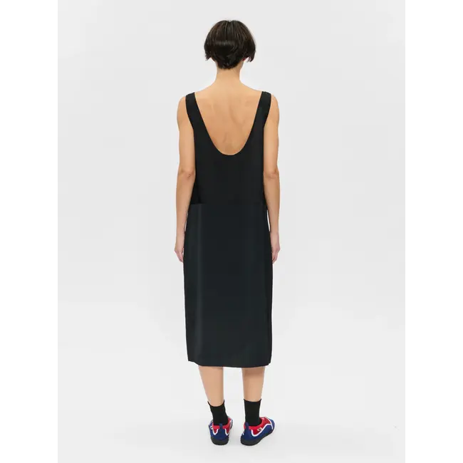 6397  Weighted Scoop Dress | Jet