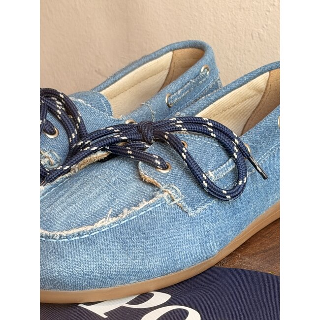 Posa Posa  Boat Loafer Brushed | Denim