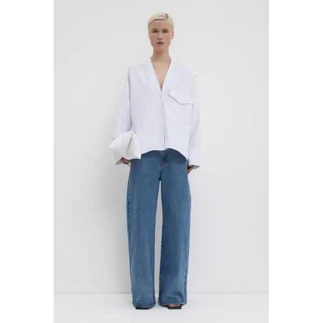 CHRISTIAN WIJNANTS  Tariez V Neck Shirt | Off White