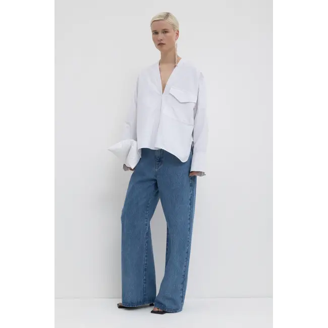 CHRISTIAN WIJNANTS  Tariez V Neck Shirt | Off White