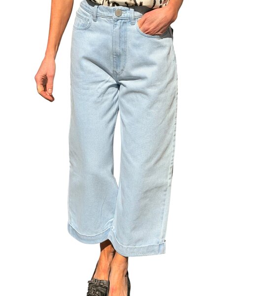 CHRISTIAN WIJNANTS Pullosa Wide Leg Denim | Light Blue