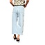 Pullosa Wide Leg Denim | Light Blue