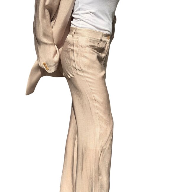 ACNE STUDIOS  Suit Trousers | Beige Multi