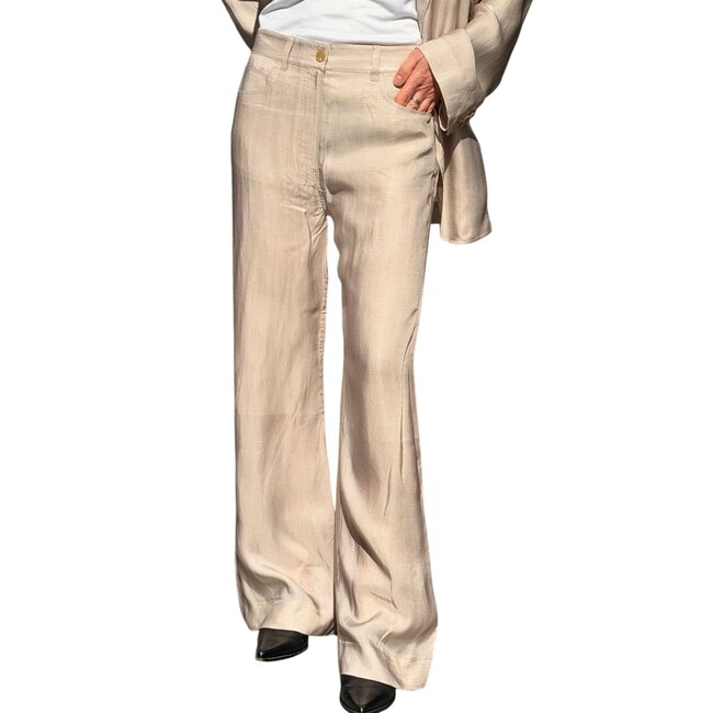 ACNE STUDIOS  Suit Trousers | Beige Multi