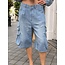 Denimist Kelby Cargo Short | Indigo Chambray