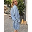 Denimist Cropped Work Shirt | Indigo Chambray