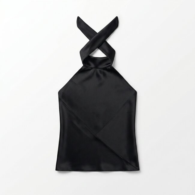 Scarf Top | Black