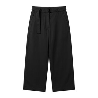 Studio Nicholson Belted Round Leg Pant | Black