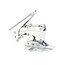 Bosch Siemens scharnier van koelkast 00654603, Boven, softclose