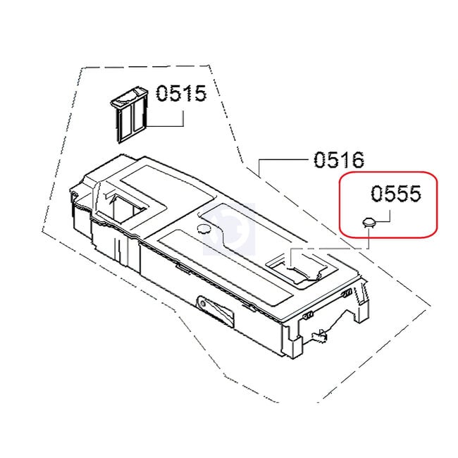 Bosch Siemens dopje van condensreservoir 00629040 alternatief