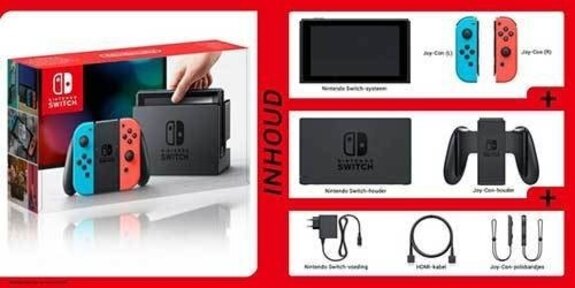 Nintendo Switch Neon Blue & Red Nintendo Switch Neon Blue & Red