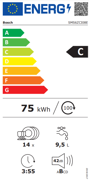 Bosch SMS6ZCI08E - Vrijstaande vaatwasser