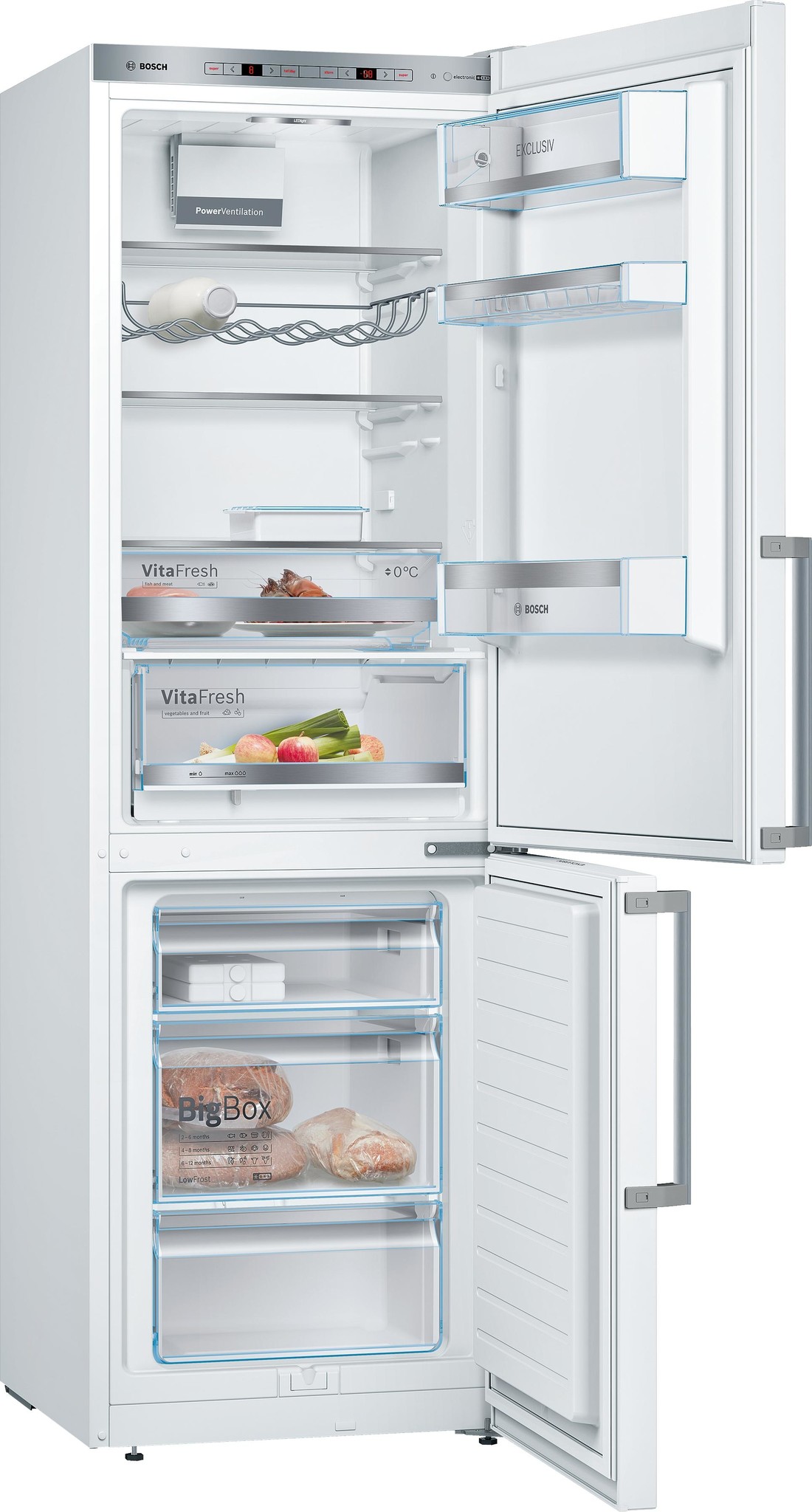 Bosch EXCLUSIV KGE36EWCP - Koel-vriescombinatie