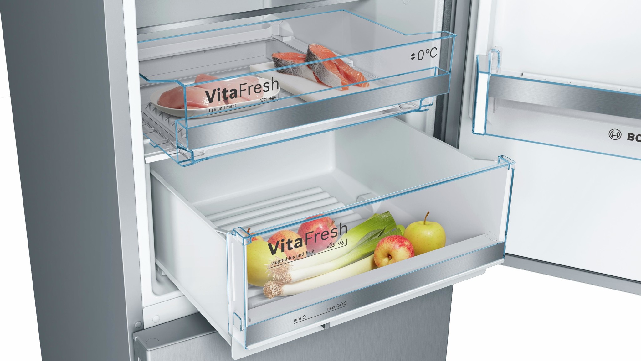 Bosch KGE398IBP Koel-vriescombinatie