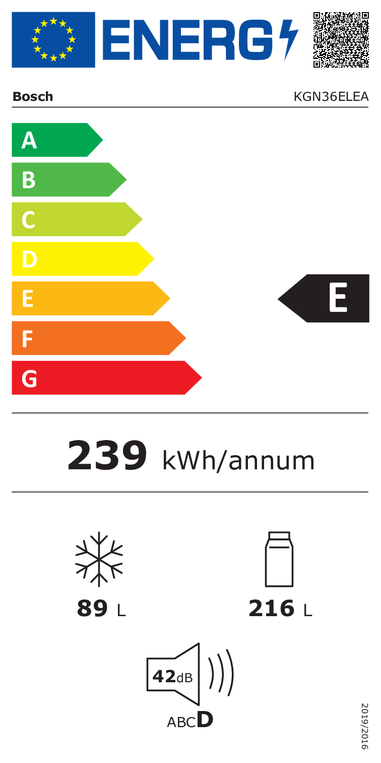 Bosch KGN36ELEA - Koel-vriescombinatie