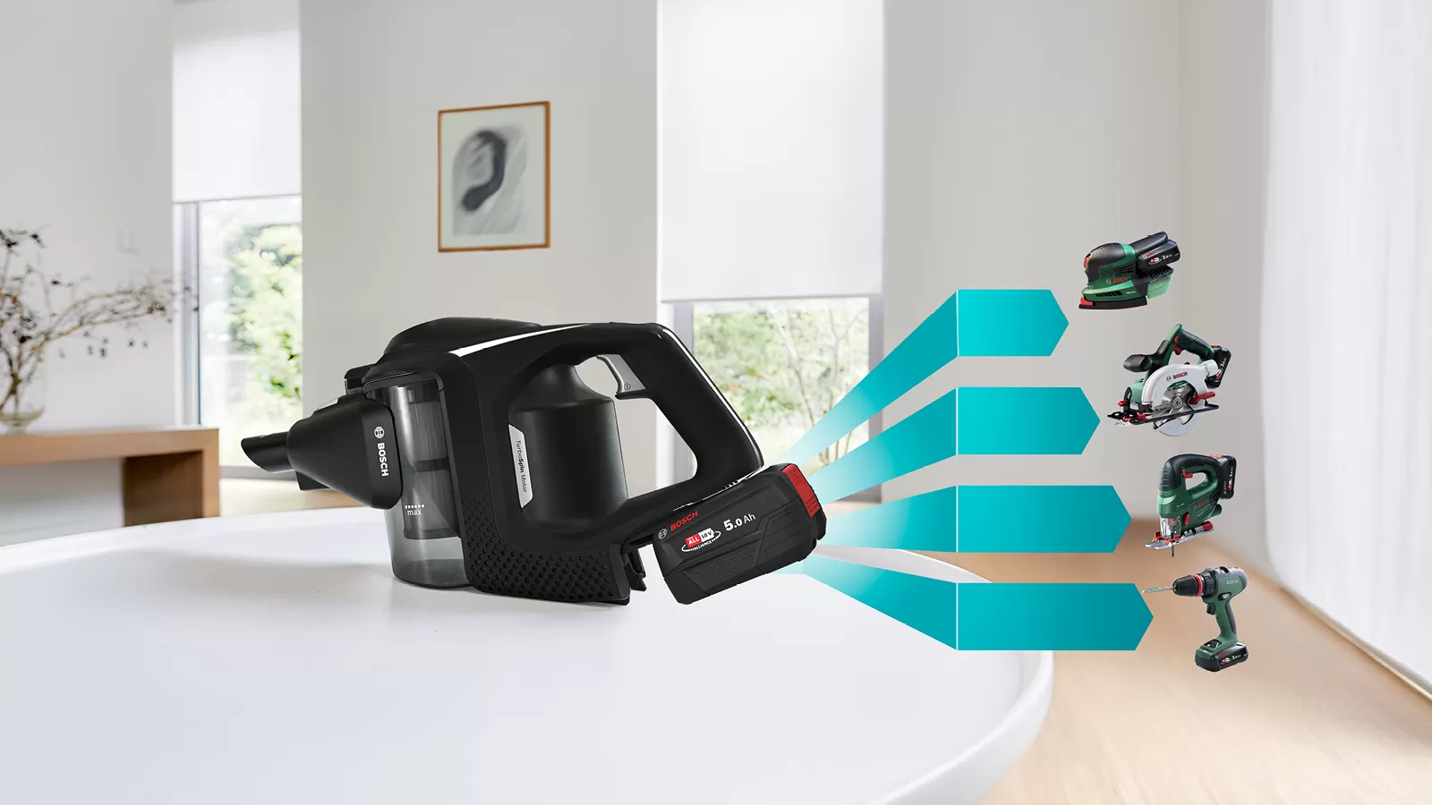 Bosch Unlimited 8 Gen2 ProPower BCS82PWR25 - Steelstofzuiger