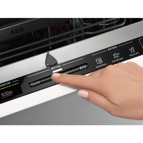 AEG QuickSelect AirDry FSE52607P Volledig geïntegreerde vaatwasser