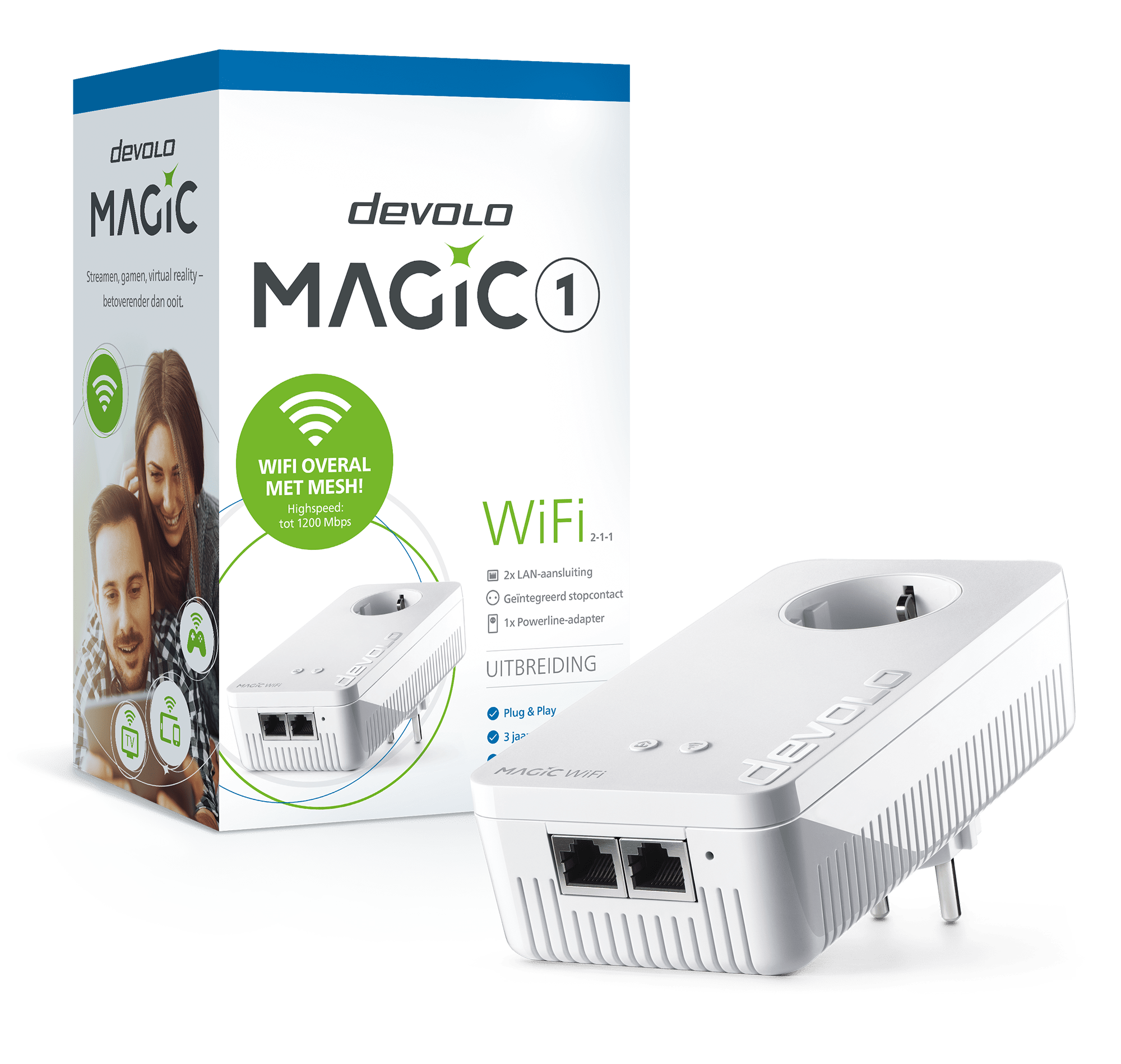 Devolo 8356 Magic 1 WiFi Adapter (uitbreiding) - Powerline adapter