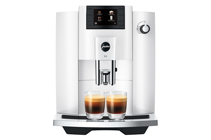 E6 Piano White (EC) - Koffiemachine