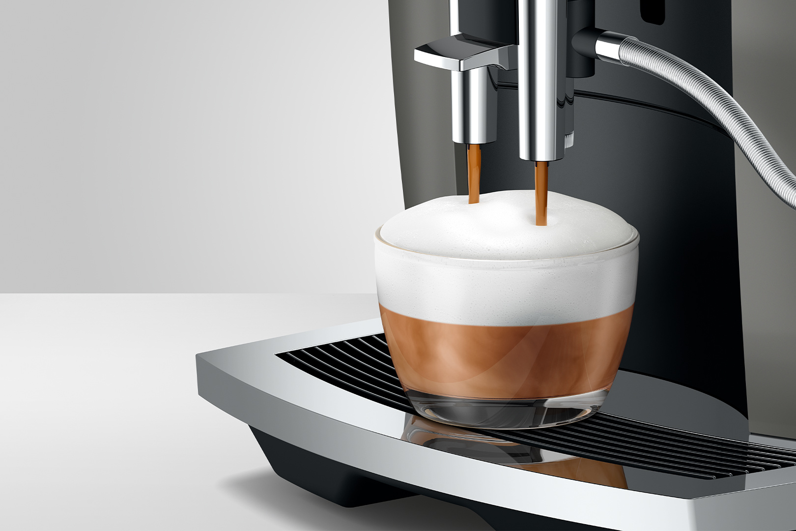 E6 Dark Inox (EC) - Koffiemachine