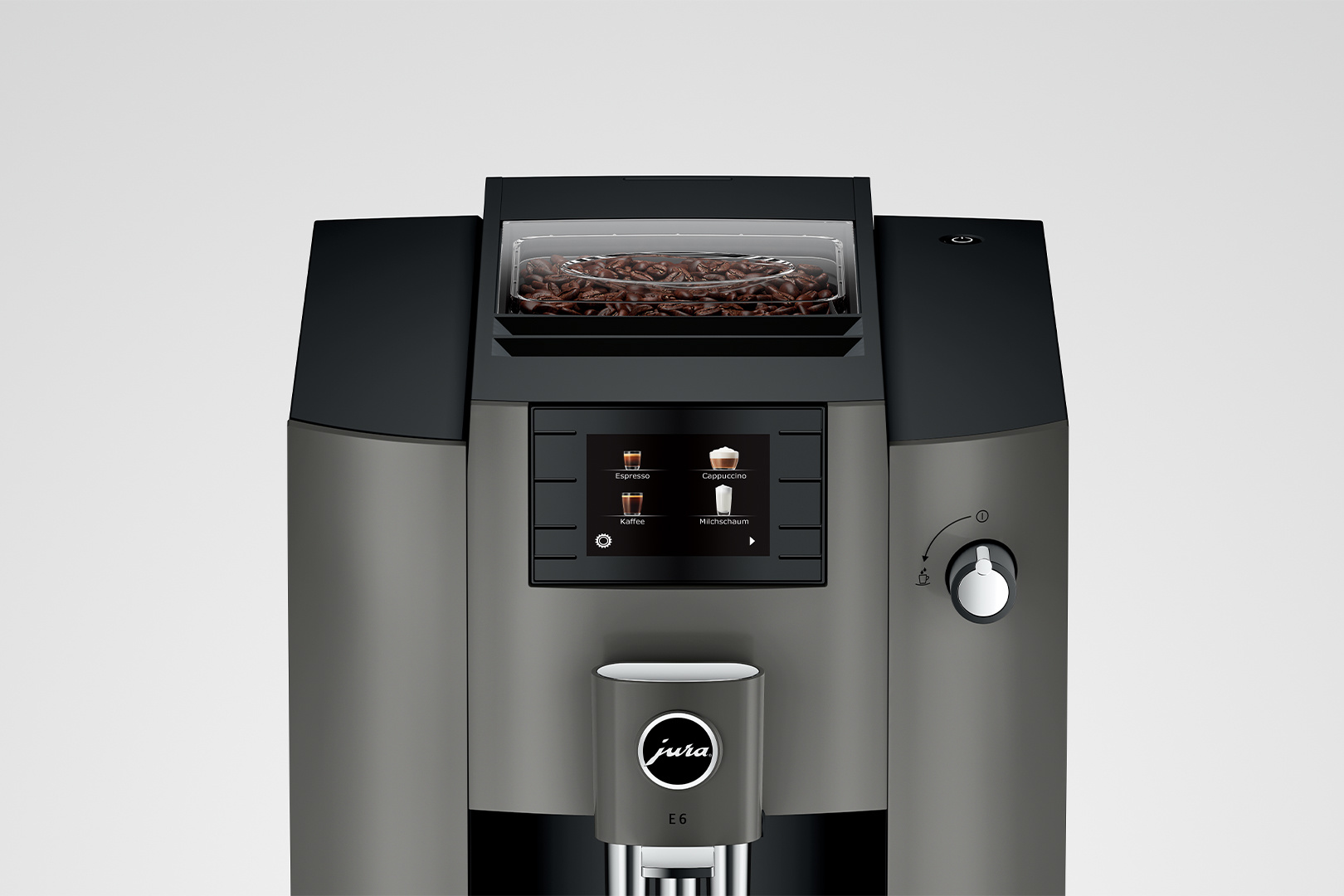 E6 Dark Inox (EC) - Koffiemachine