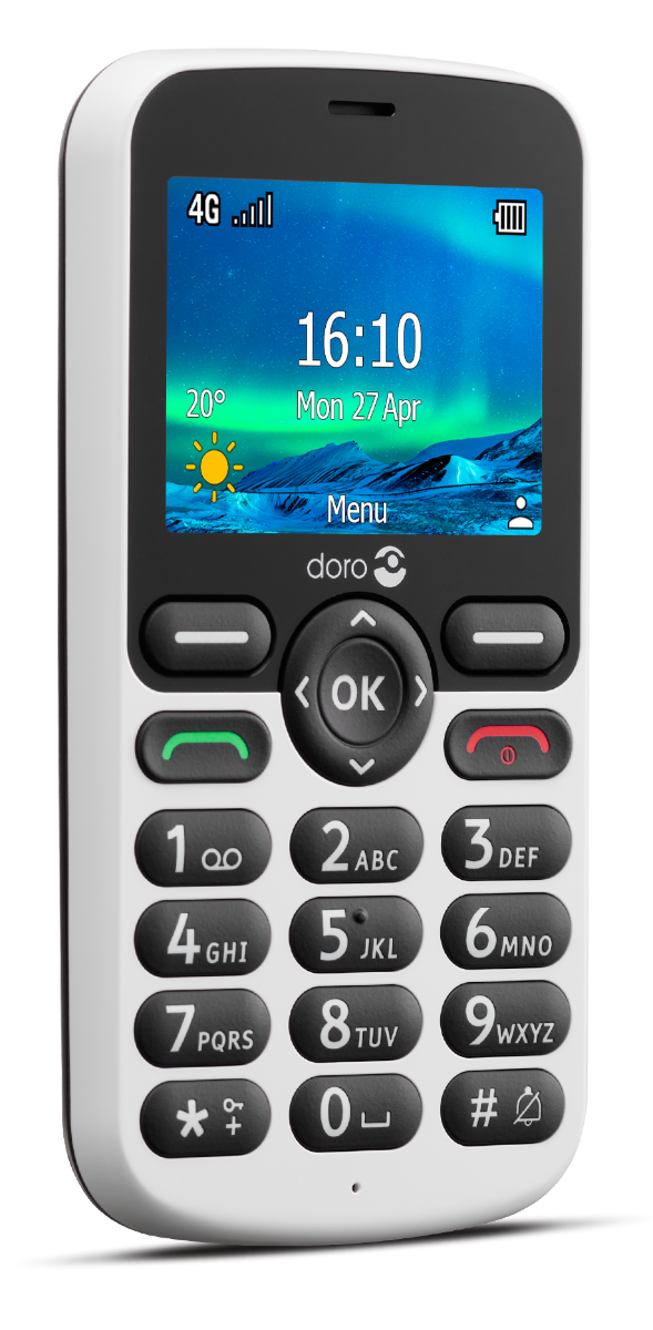 Doro 5860 Wit - Senioren telefoon