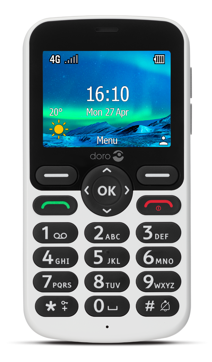 Doro 5860 Wit - Senioren telefoon