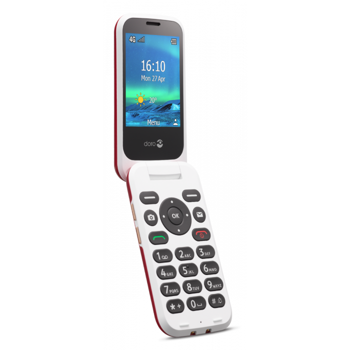 Doro 6880 rood - Senioren telefoon