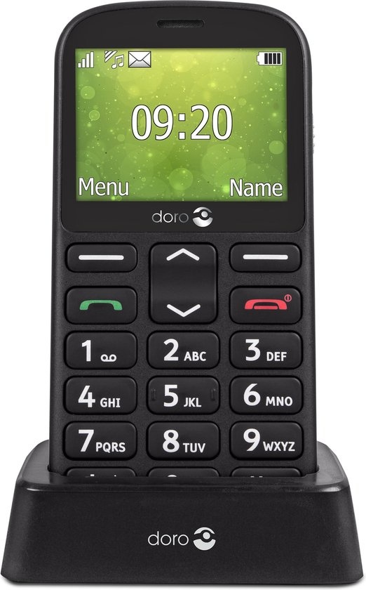 Doro 1361 Zwart - Senioren telefoon