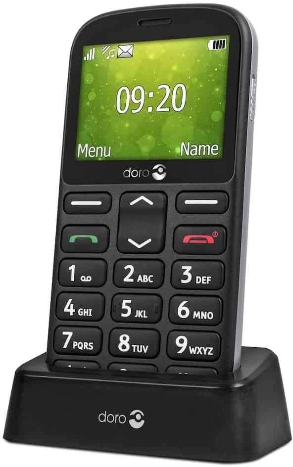 Doro 1361 Zwart - Senioren telefoon