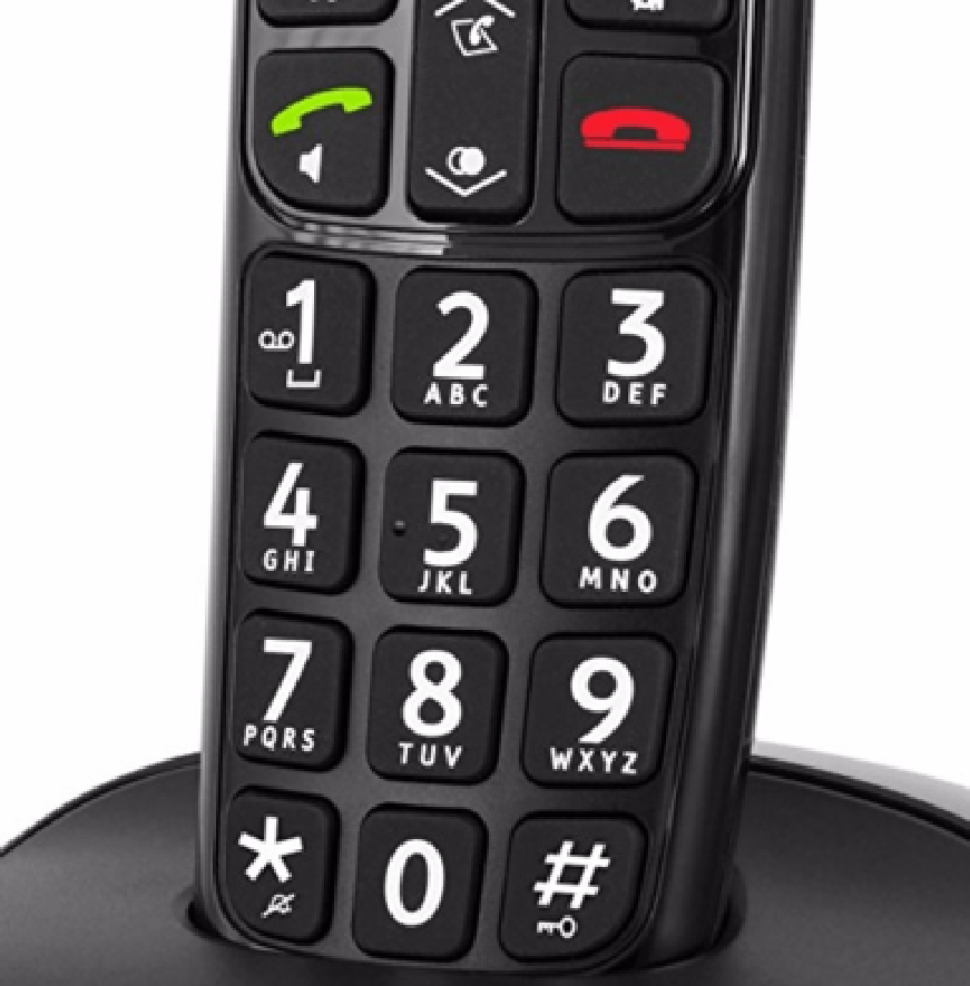 Doro Phone Easy 110 Duo Zwart - Senioren telefoon