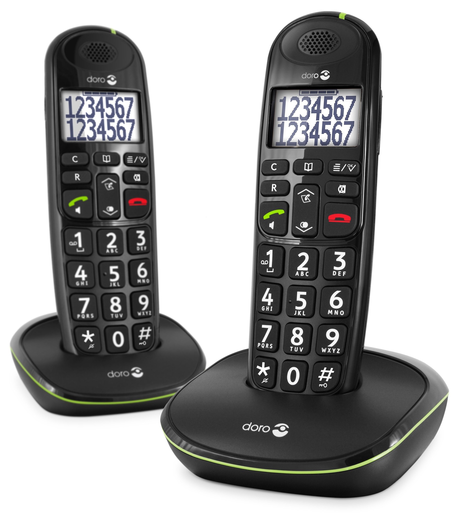 Doro Phone Easy 110 Duo Zwart - Senioren telefoon
