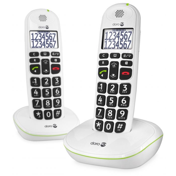 DORO Phone Easy 110 Duo Wit - Senioren telefoon