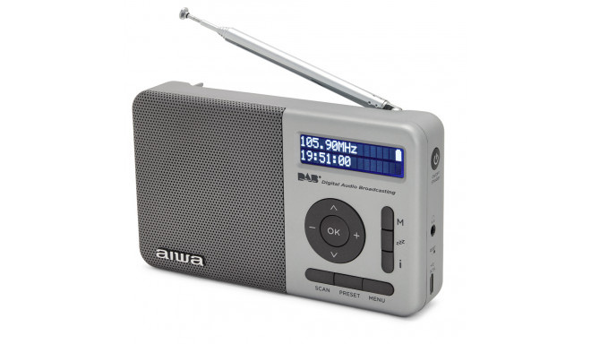 Aiwa RD-40DAB/SL Zilver - Radio