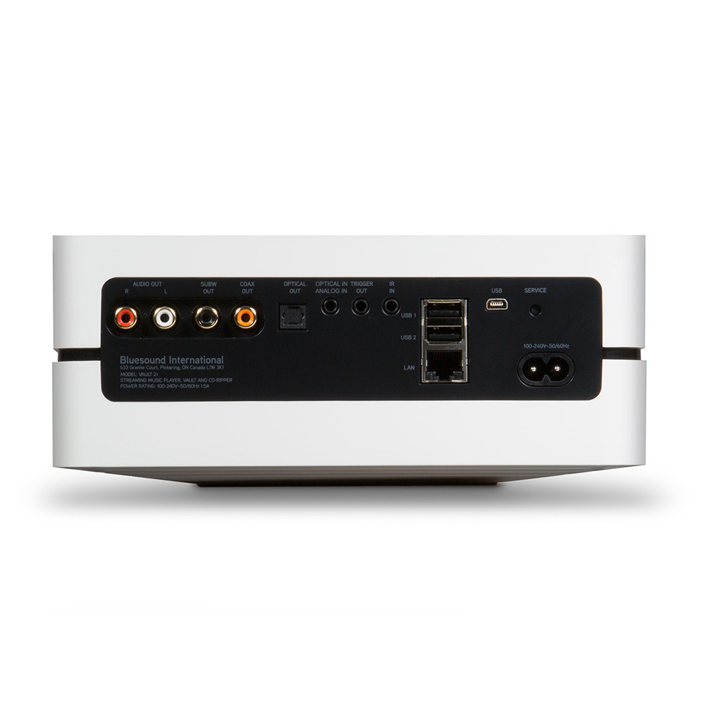 Bluesound Vault 2i Wit Multiroom muziekstreamer - Versterker