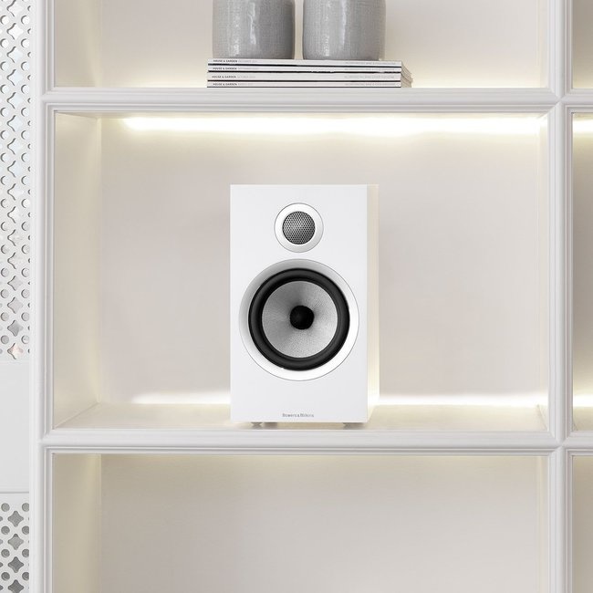 Bowers & Wilkins 706 S2 Speaker (Satin wit) - Boekenplank speaker