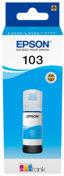 Epson Inktflesje Ecotank 103 Cyan - Printer