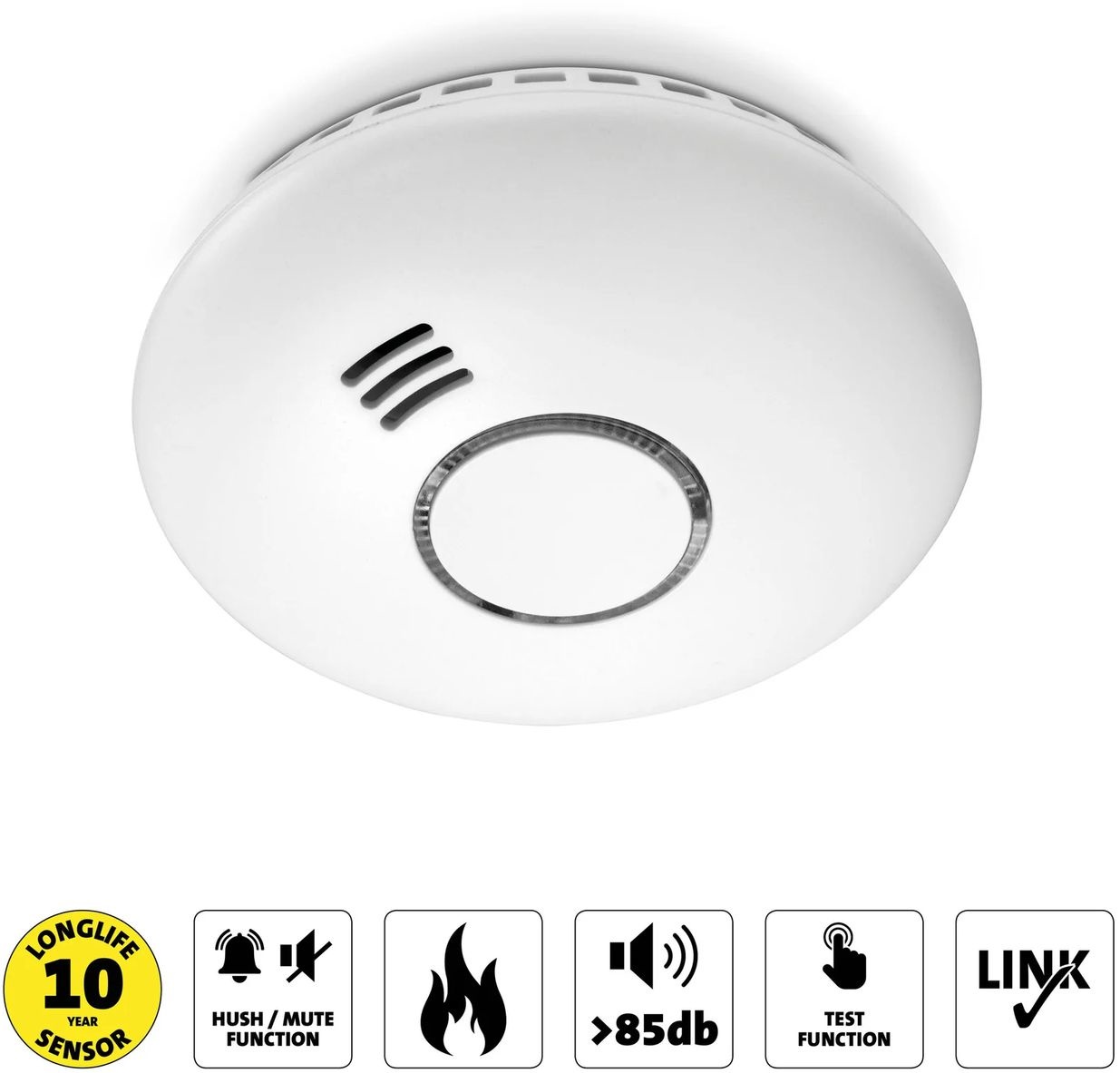 Alecto SA-41 Rook + hitte melder (1 Pack) - Rookmelder
