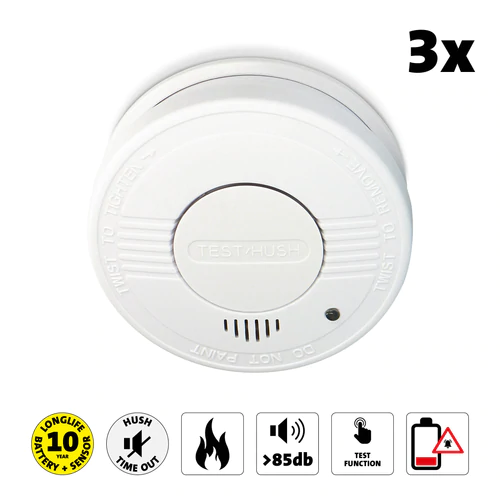 Alecto SA-18 Rookmelder (3 Pack) - Rookmelder