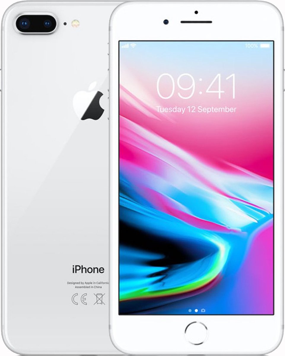 Apple iPhone 8 Plus 64GB Zilver - Mobiele telefoon