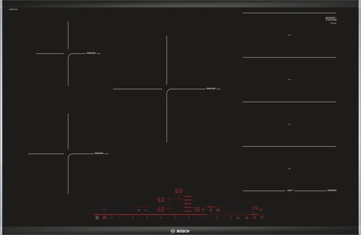 Bosch Serie 8 PXV875DC1E - Inductiekookplaat