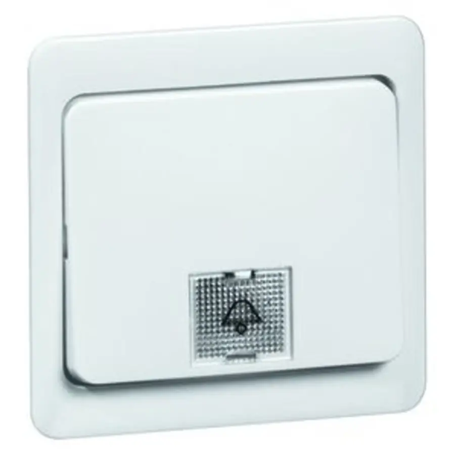 PEHA schakelwip pulsdrukker controlevenster met symbolen Standard creme glans (80.655 UB W)