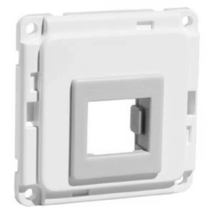 PEHA Compacta centraalplaat 1 Modular Jack met Attema clip A levend wit (710.02 MJ ATT/A)