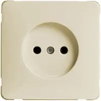 PEHA wandcontactdoos zonder randaarde kindveilig Standard creme (80.1911 SI W)