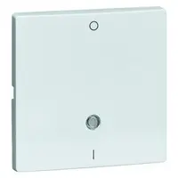 PEHA schakelwip met controleverlichting en opdruk 1-0 Dialog wit glans (95.542.02 GLK)