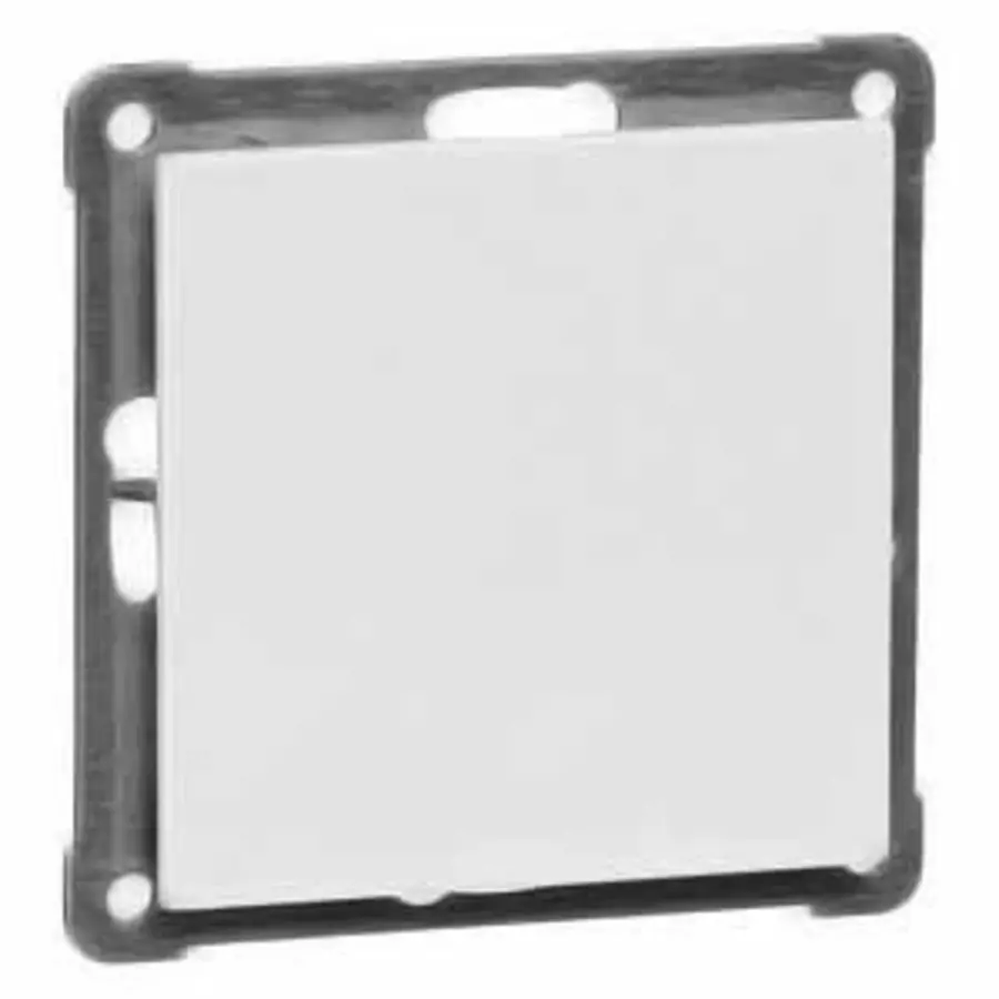 PEHA blinddeksel incl. draagframe Aura levend wit mat (H 20.677.02)