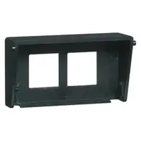 PEHA Centraalplaat 2v AMP-ACO Zwart (81 KTU-TT)