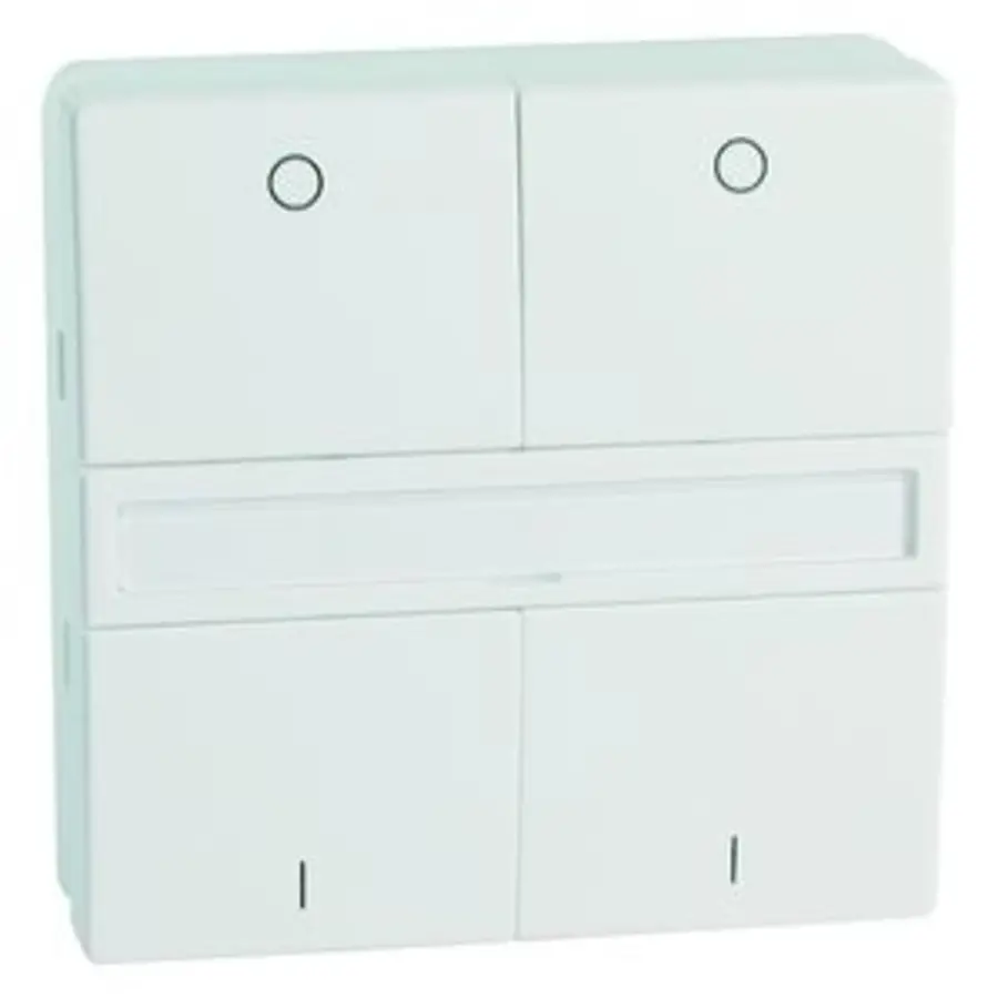 PEHA Easyclick wandzender 4-kanaals met O-I opdruk Dialog levend wit (95.455.02 FU-BLS)