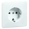 PEHA wandcontactdoos randaarde schroefklem Standard wit glans (80.6511.02 EK6)